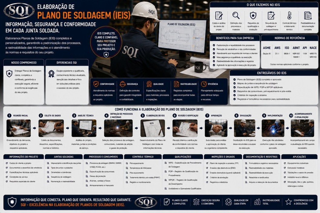 Elaboração de Plano de Soldagem (IEIS) Folder SQI - Elaboração de Plano de Soldagem (IEIS)