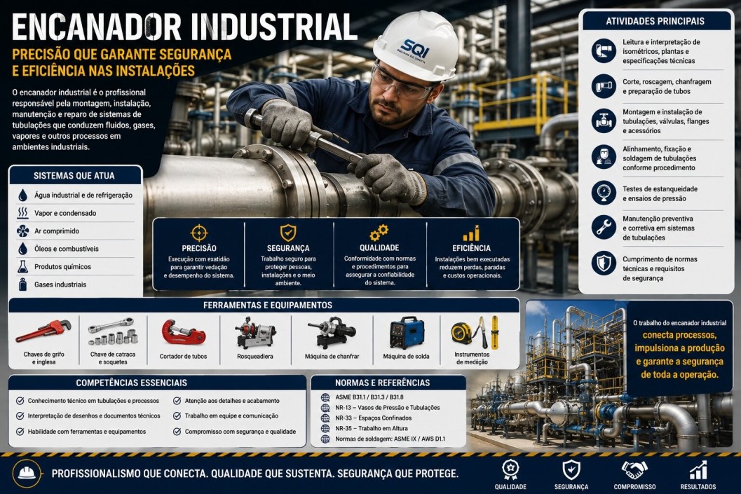 Encanador Industrial Folder SQI - Encanador Industrial