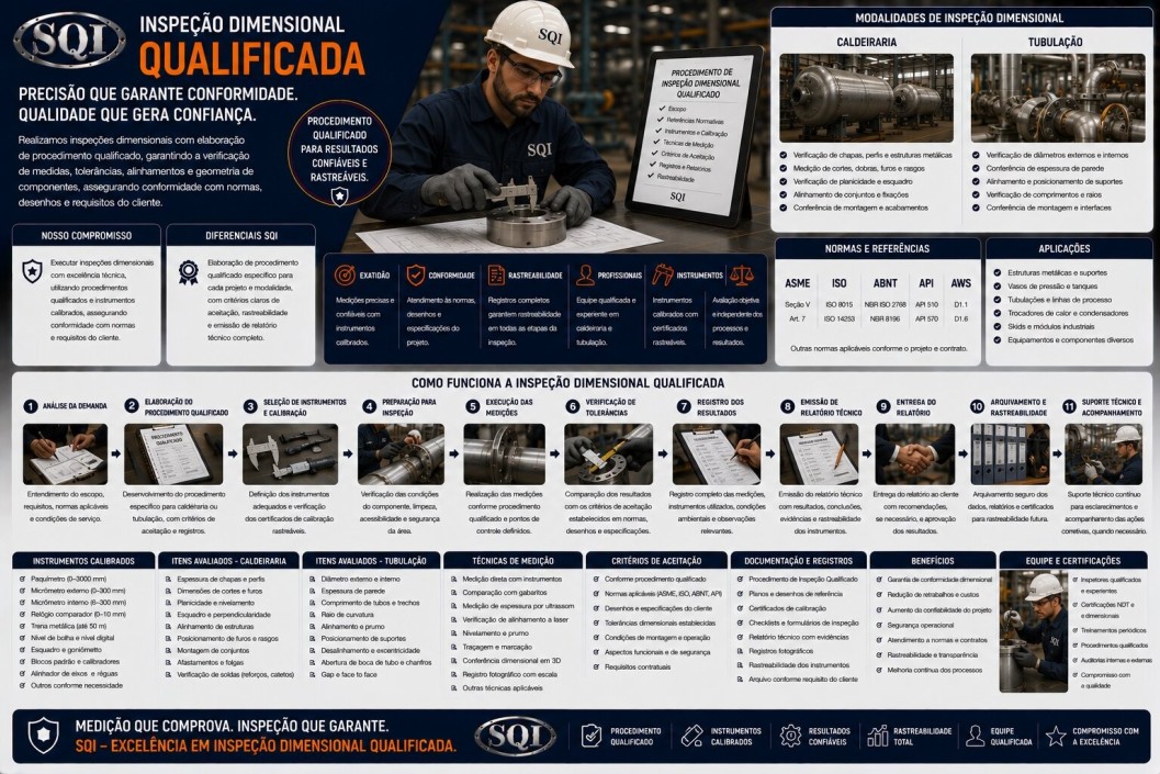 Inspeção Dimensional Folder SQI - Inspeção Dimensional