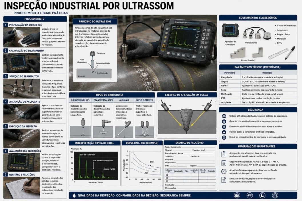 Inspeção Industrial por Ultrassom Folder SQI - Inspeção Industrial por Ultrassom
