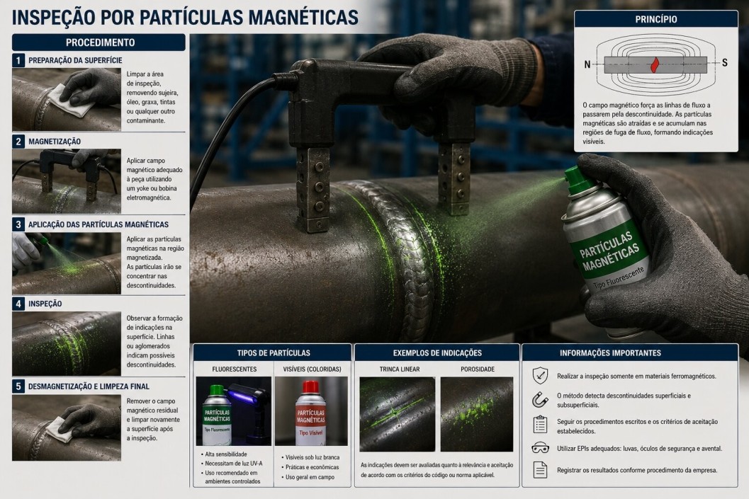 Inspeção por Partículas Magnéticas Folder SQI - Inspeção por Partículas Magnéticas
