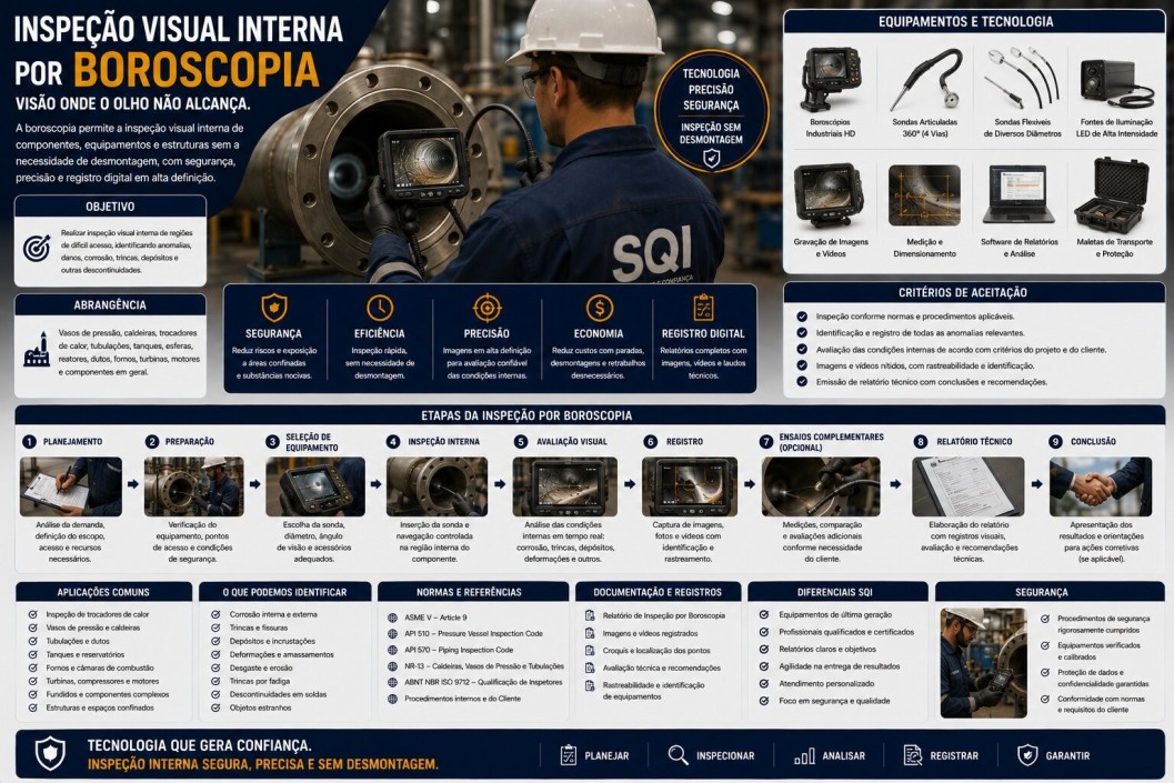 Inspeção Visual Interna por Boroscopia Folder SQI - Inspeção Visual Interna por Boroscopia