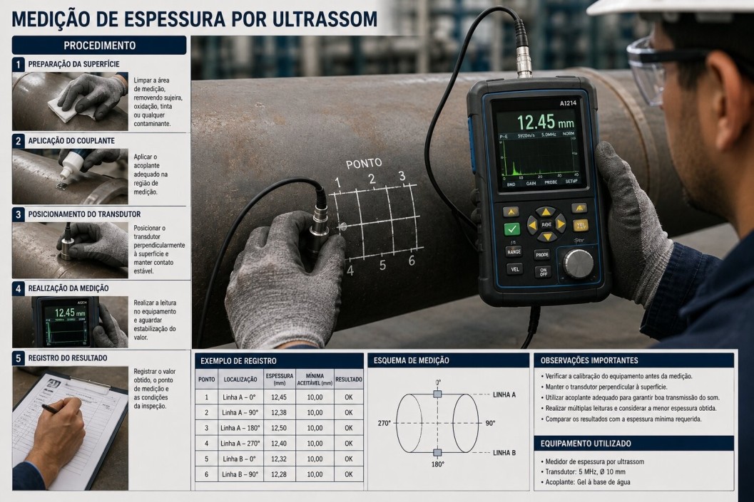 Medição de Espessura por Ultrassom Folder SQI - Medição de Espessura por Ultrassom